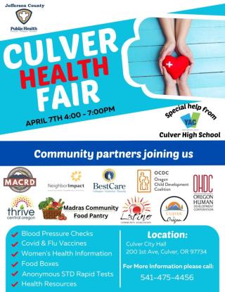 Culver Health Fair
