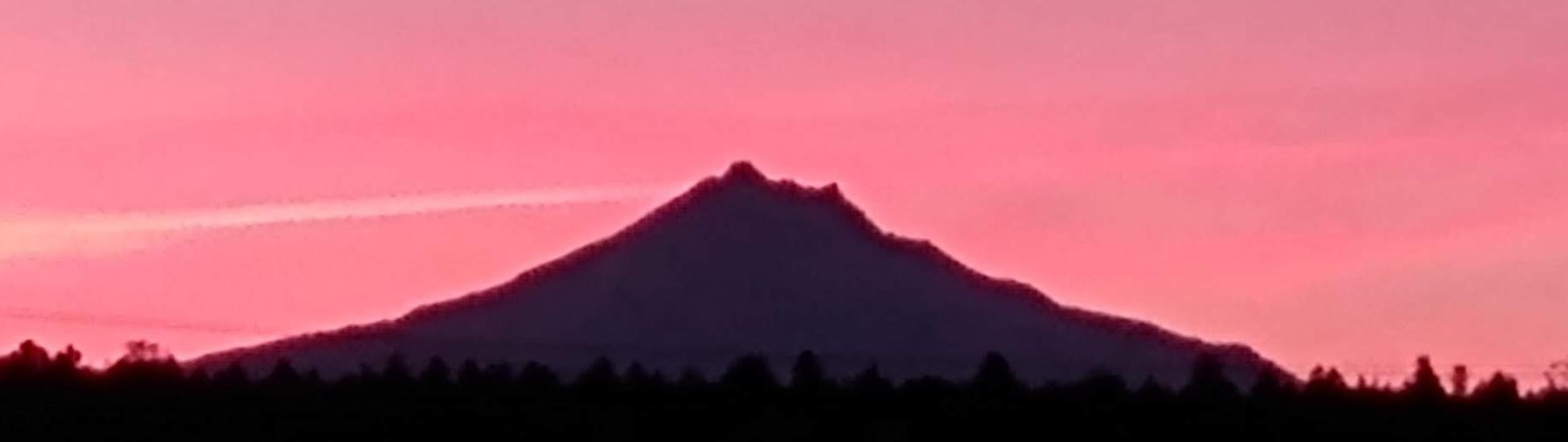 Mountain Silhouette at sunset